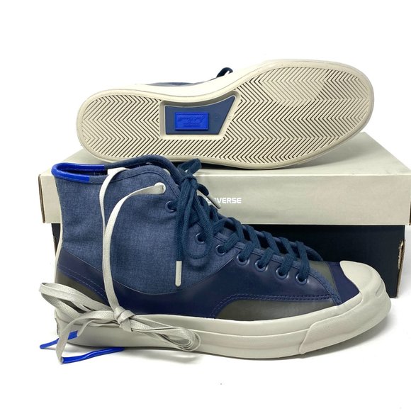 Converse Jack Purcell Signature High Canvas Grey M - Picture 3 of 7
